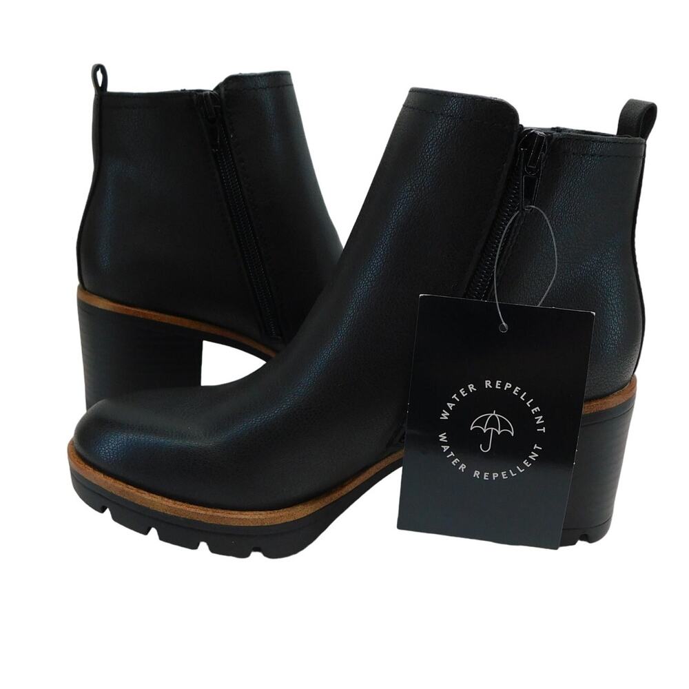 Naturalizer Womens Madalynn Gore Black Water Repellent Boots Size 7 New - Picture 3 of 11